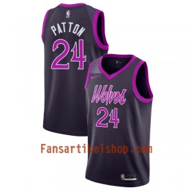 Minnesota Timberwolves Trikot Justin Patton 24 2018-19 Nike City Edition Lila Swingman - Herren
